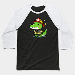 Cute Crocodile Baseball T-Shirt